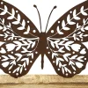 Badeko Dekofigur Schmetterling 22 cm rostbraun