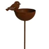 Badeko Gartenstecker Vogeltränke 120 cm rostbraun