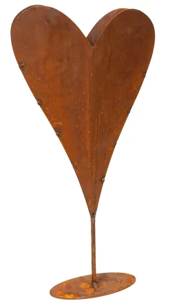 Badeko Herz Kaprun 38 x 17 cm rostbraun