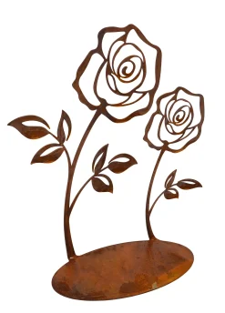 Badeko Rose 25 x 16 rostbraun 2 tlg.