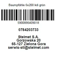Baumpfahl 200 cm, Ø 6 cm, kesseldruckimprägniert