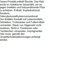 Baumpfahl 175 cm, Ø 6 cm, kesseldruckimprägniert