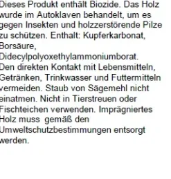Baumpfahl 150 cm, Ø 6 cm, kesseldruckimprägniert