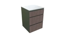 Bellano Living Element für Outdoorküchen inkl. 3 Schubladen walnuss