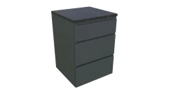 Bellano Living Element für Outdoorküchen inkl. 3 Schubladen anthrazit granit