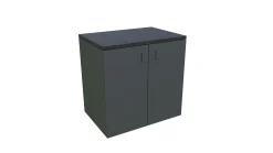 Bellano Living Element für Outdoorküchen inkl. 2 Türen anthrazit granit