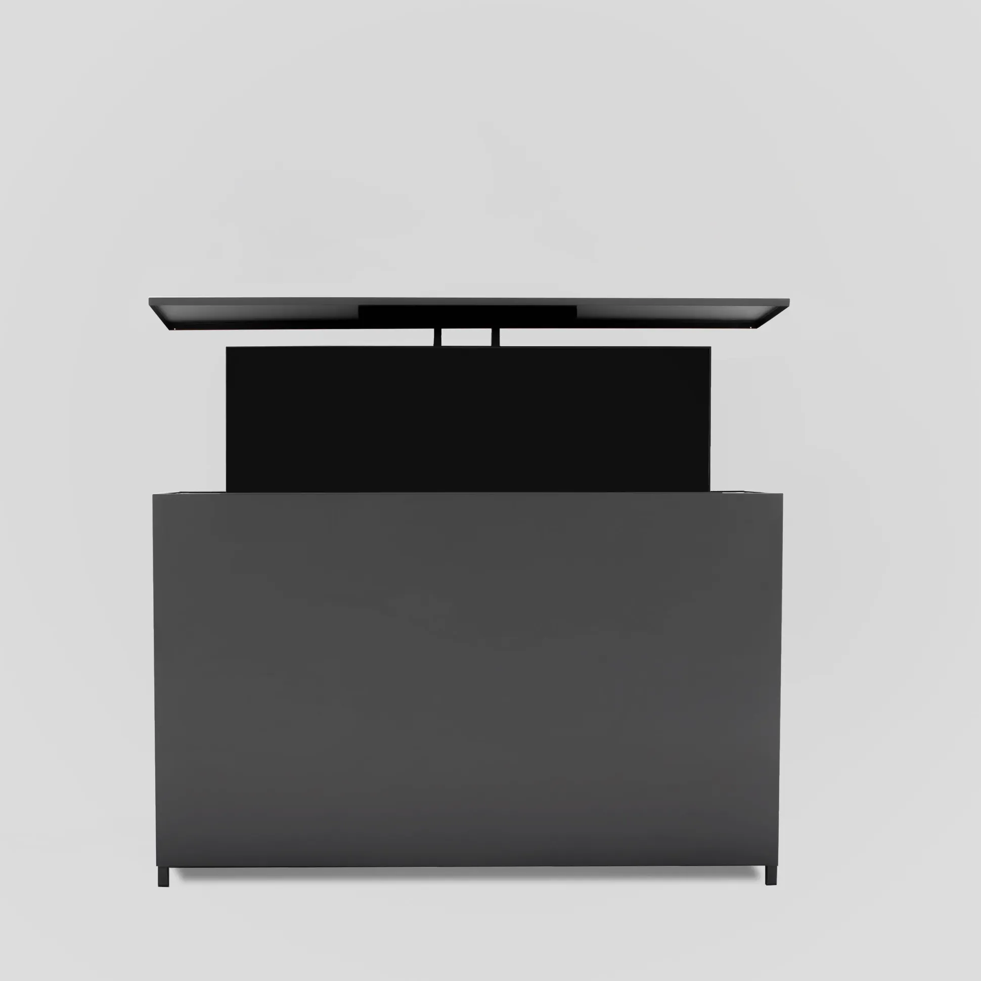 Bellano Living TV Lift Schrank Outdoor dunkelgrau