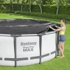 Bestway Abdeckplane PVC Flowclear schwarz Ø 555 cm