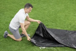Bestway Abdeckplane PVC Flowclear schwarz Ø 555 cm