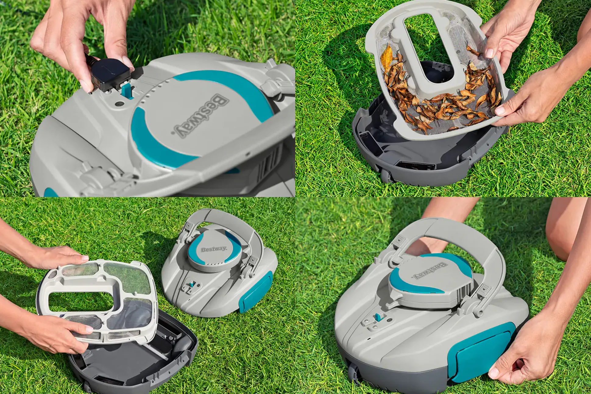 Bestway Akku Poolroboter AquaTronix G100 grau blau