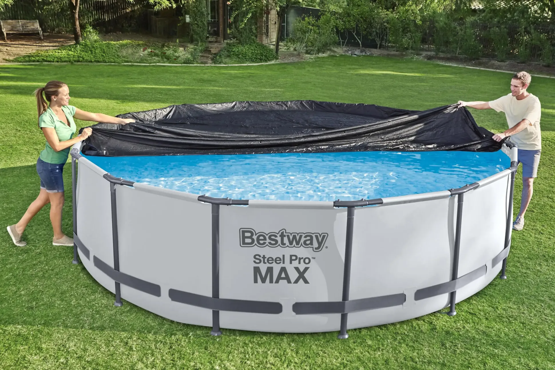 Bestway Flowclear Abdeckplane PVC Ø 370 cm
