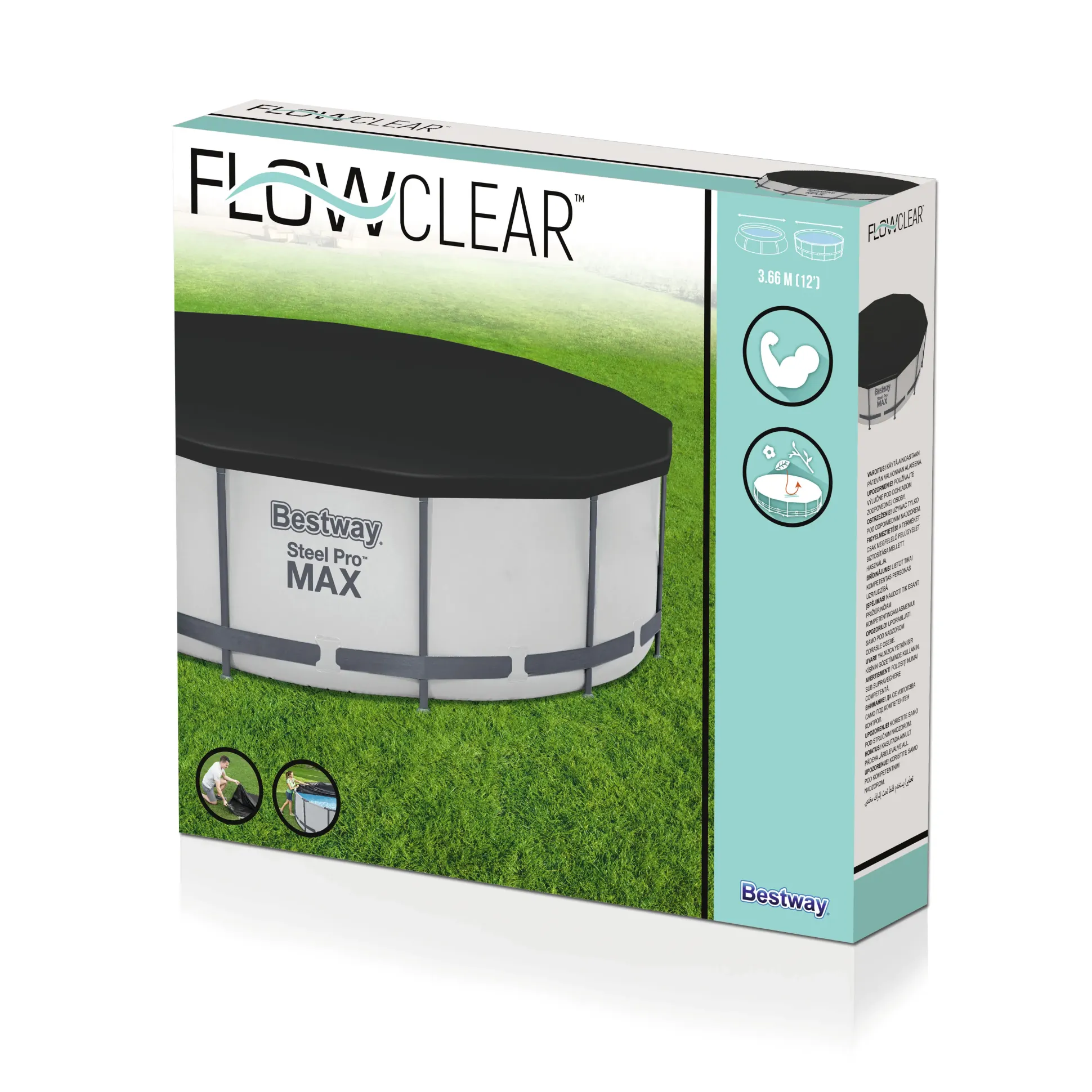 Bestway Flowclear Abdeckplane PVC Ø 370 cm