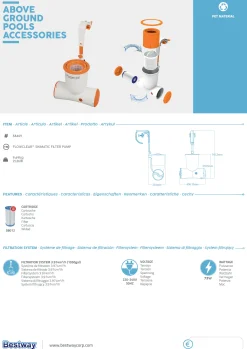 Bestway Flowclear Skimatic 2-in-1 Einhängeskimmer