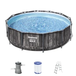 Bestway Steel Pro Max Frame Pool Komplett-Set Ø 366 x 100