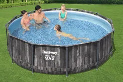 Bestway Steel Pro Max Frame Pool Komplett-Set Ø 366 x 100
