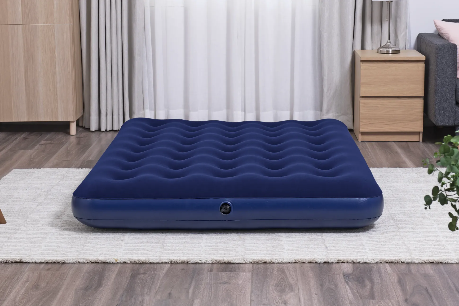 Bestway Luftbett Double Blue Horizon dunkelblau 191 x 137 x 30 cm