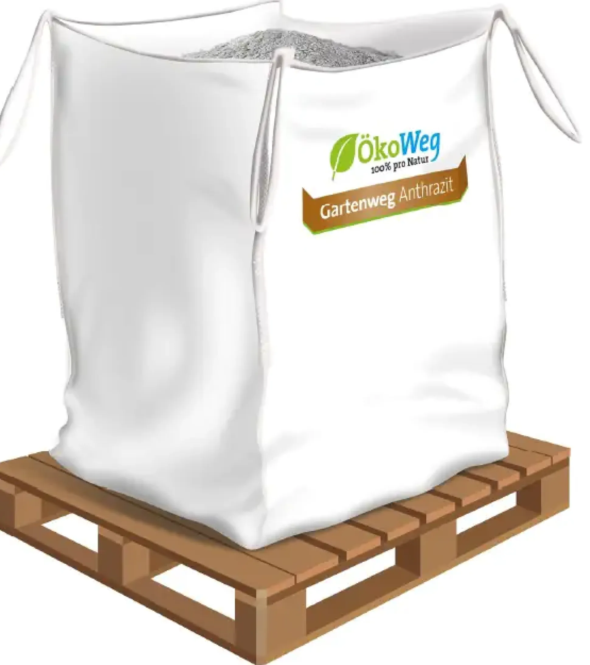 Big Bag ÖkoWeg Gartenweg anthrazit 750 kg