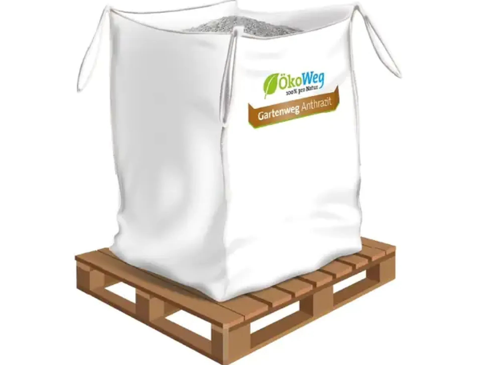 Big Bag ÖkoWeg Gartenweg anthrazit 750 kg