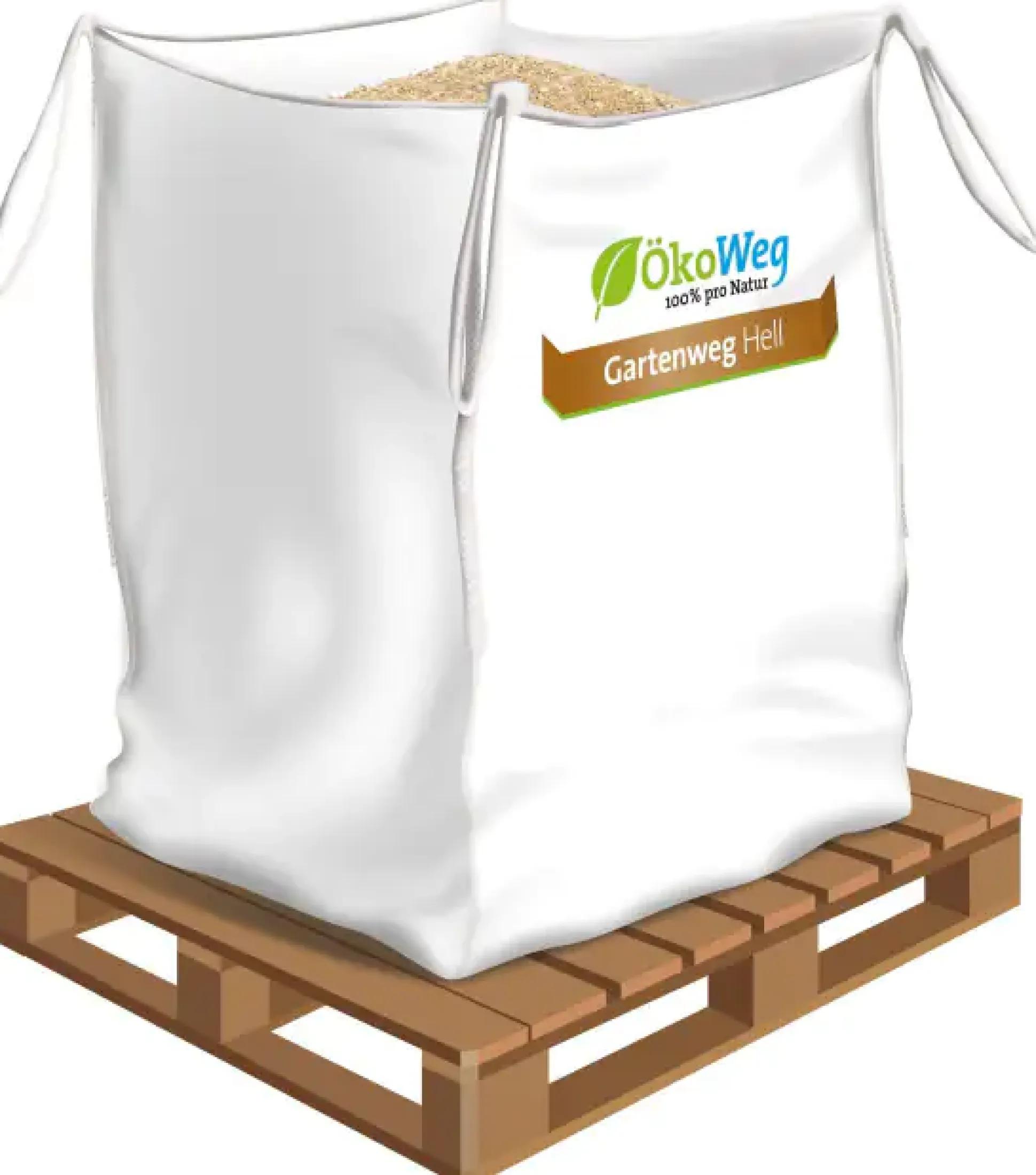 Big Bag ÖkoWeg Gartenweg hell 750 kg