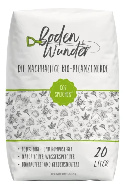 Bio Pflanzerde Bodenwunder 20 L torffrei