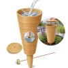 Biogreen Bewässerungssystem Pflanzen Hydro Cone Tonkegel 1,8 L natur
