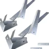 BioGreen Hochbeet Schneckenzaun Starter-Set silber 100 x 100 cm