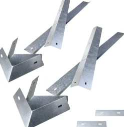BioGreen Hochbeet Schneckenzaun Starter-Set silber 75 x 75 cm