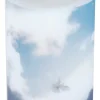 Bolsius Dauerbrenner Nr. 6 Motiv Himmel weiß, Höhe 17,3 cm, Ø 6,7 cm