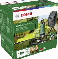 Bosch Akku-Regenfasspumpe GardenPump 18V-2000