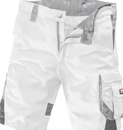 Bullstar Arbeitsshort Worxtar weiss/grau