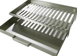 Buschbeck Feuerrost & Aschepfanne edelstahl, 46 x 30 x 9 cm