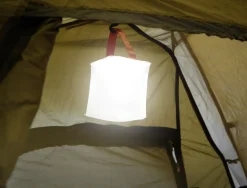 Calima Solar Campinglaterne 10x10x10cm, gefaltet 10x10x1,2cm