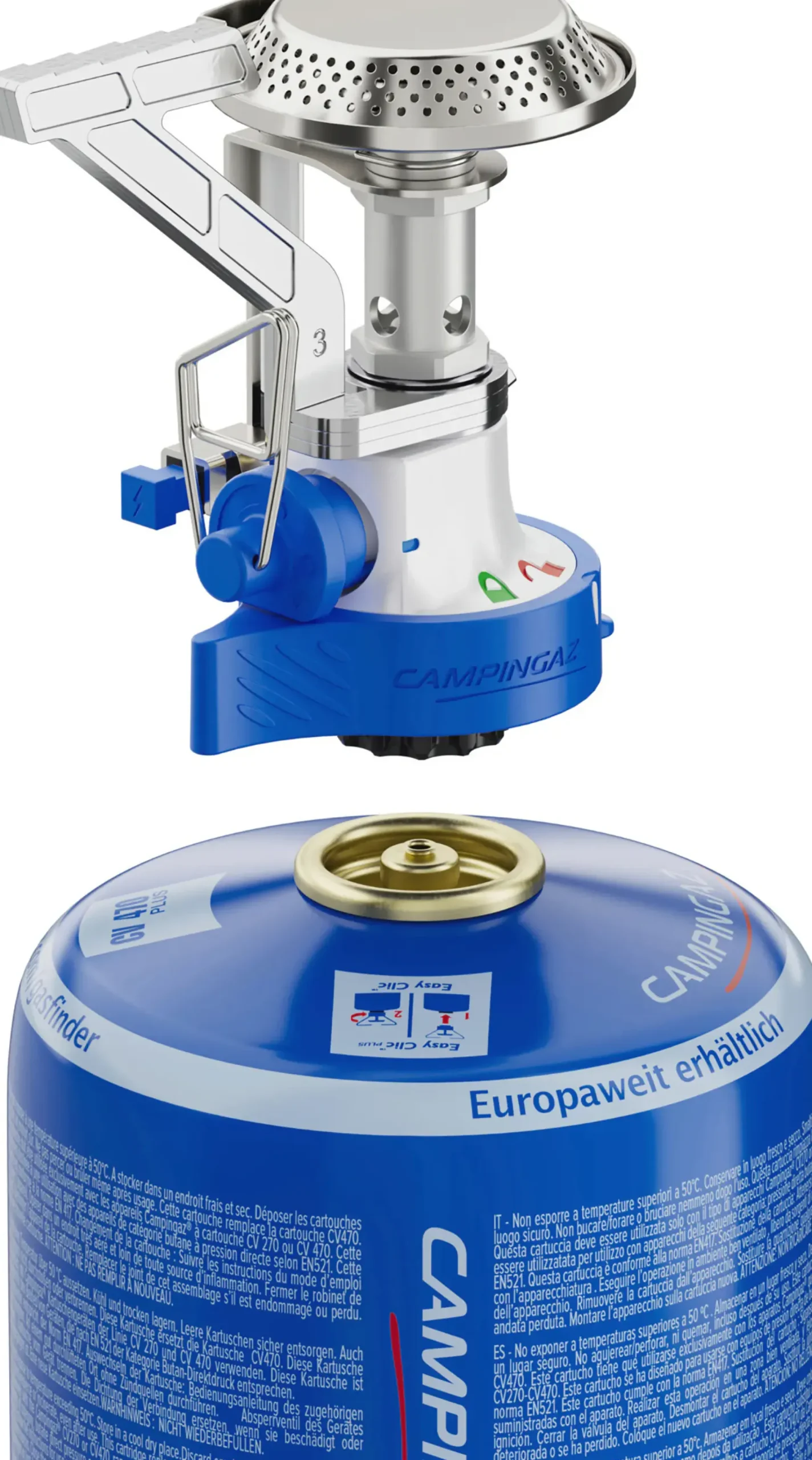 Campingaz Campingkocher Twister Connect PZ blau-silber