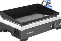 Campingaz Tischgrill Plancha Othello 2,8 kW 66 x 39 x 20 cm silber-schwarz