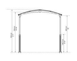 Canopia Carport Arcadia Alpine 8500 863 x 359 x 307 cm