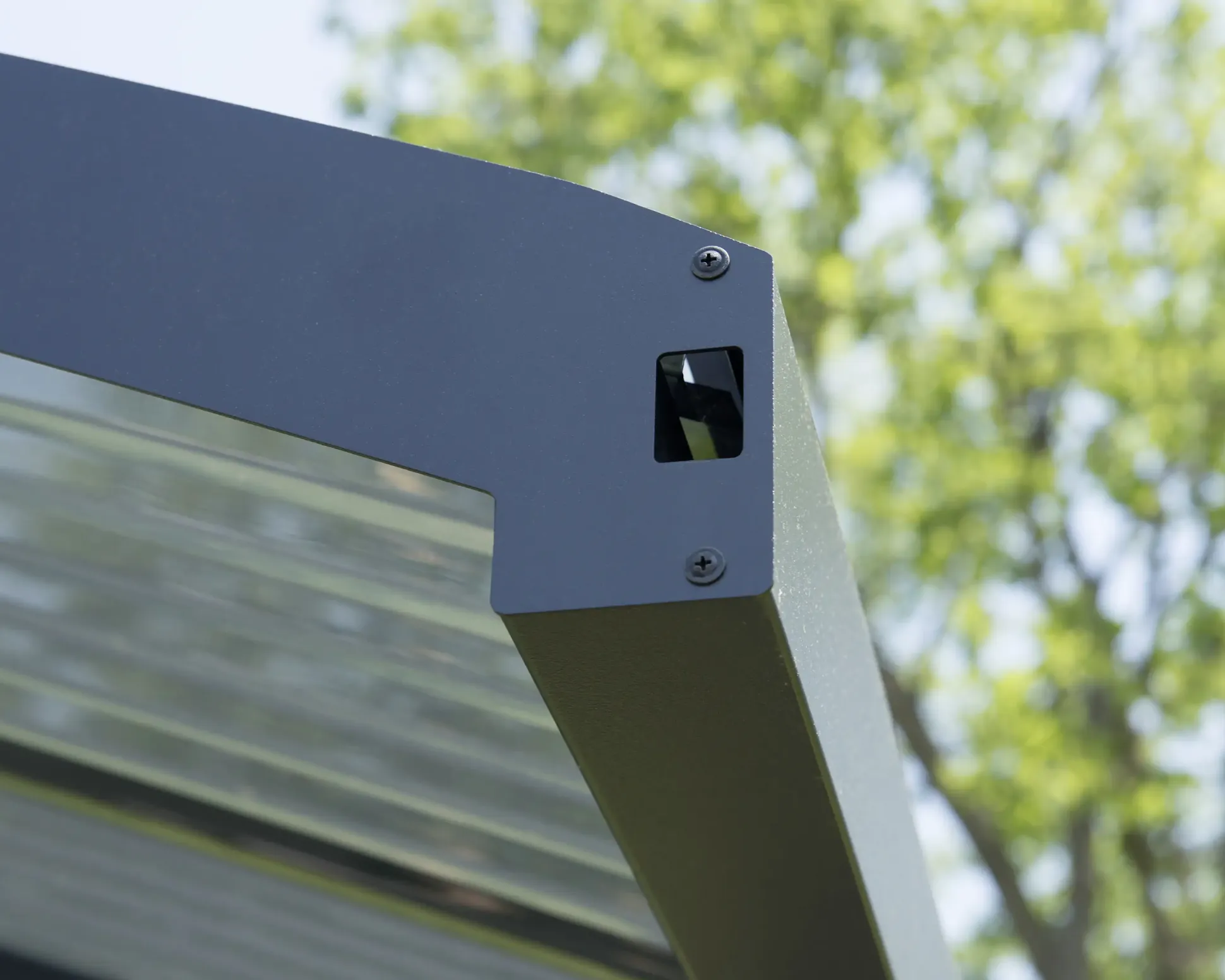 Canopia Carport Arizona Wave 495 x 578 cm anthrazit