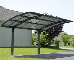 Canopia Carport Arizona Wave 5000 Grau Alu 495 x 289 cm