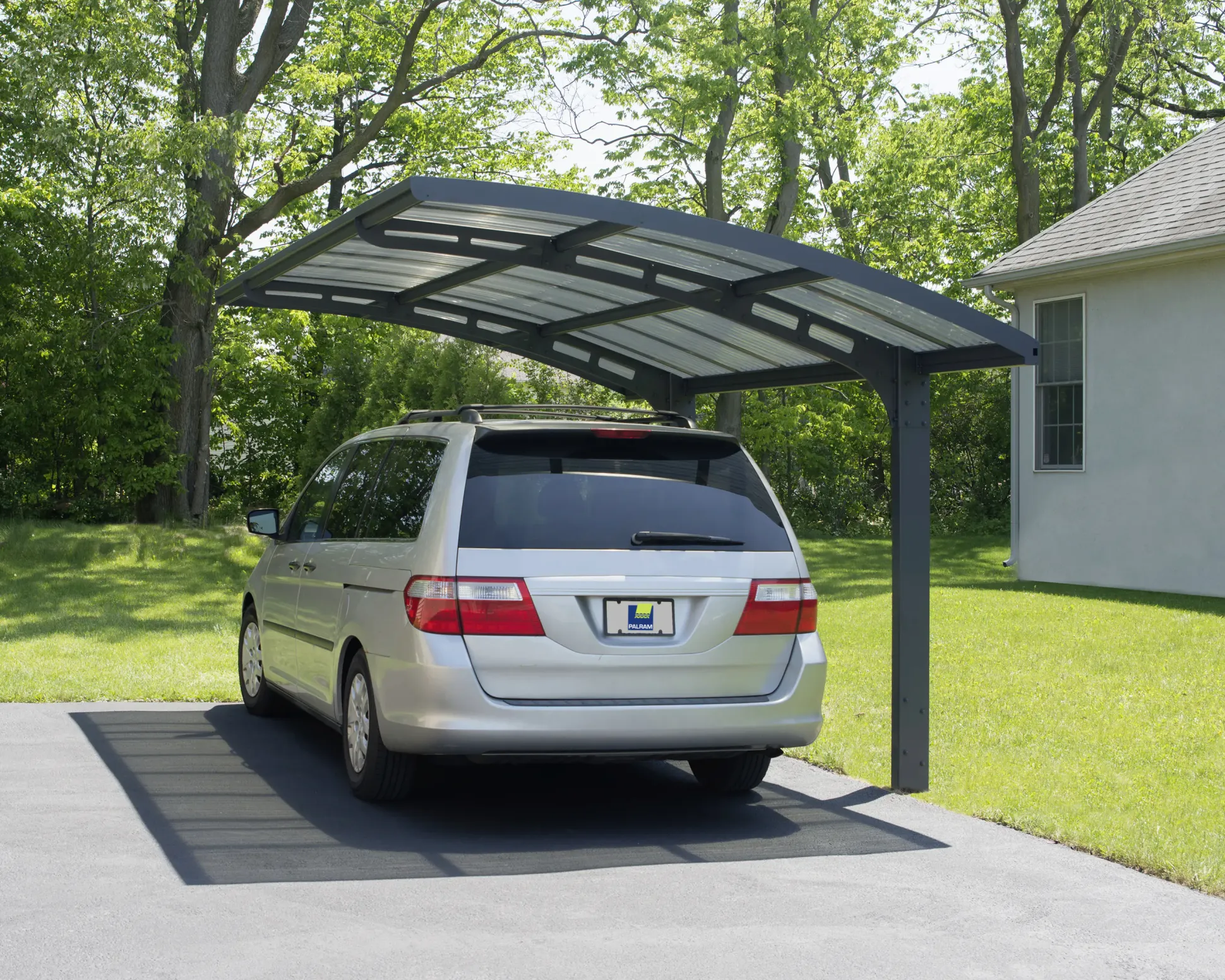 Canopia Carport Arizona Wave 5000 Grau Alu 495 x 289 cm