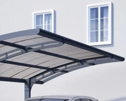 Canopia Carport Arizona Wave 5000 Grau Alu 495 x 289 cm