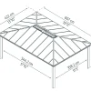 Canopia Carport Colorado Grau Alu 612 x 426 cm