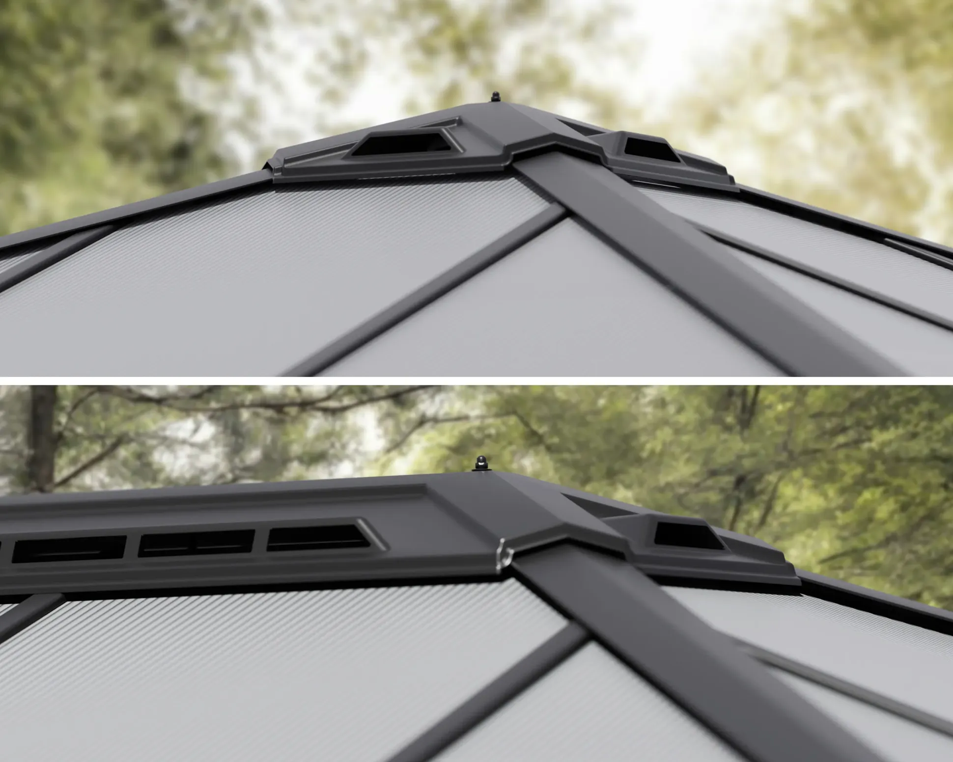 Canopia Carport Colorado Grau Alu 612 x 426 cm