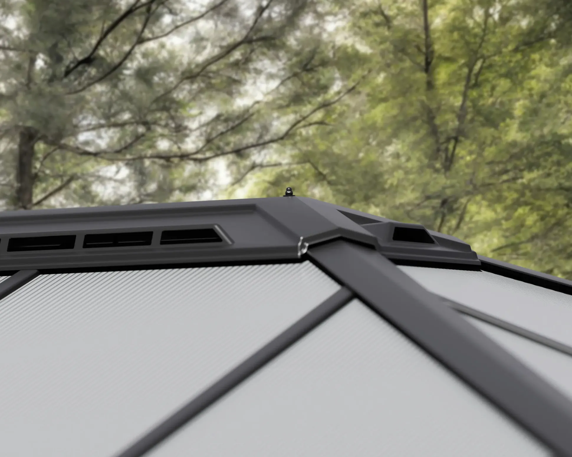 Canopia Carport Colorado Grau Alu 426 x 487 cm