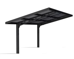 Canopia Carport Sydney Wave Schwarz Alu 587 x 286 cm