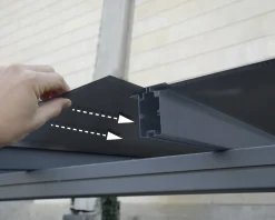 Canopia Carport Verona 5000 Grau Alu 504 x 299 cm