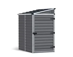 Canopia Gerätehaus Pent Alu grau 175 x 118 cm
