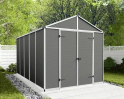 Canopia Gerätehaus Rubicon Alu grau 377 x 227 cm