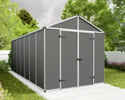 Canopia Gerätehaus Rubicon Alu grau 528 x 227 cm