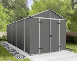 Canopia Gerätehaus Rubicon Alu grau 603 x 227 cm