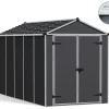 Canopia Gerätehaus Rubicon Alu grau 379 x 185 cm