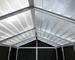 Canopia Gerätehaus Rubicon Alu grau 379 x 185 cm